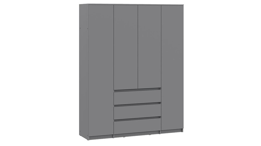 Шкаф четырехстворчатый с ящиками Исп.2 «Денвер»